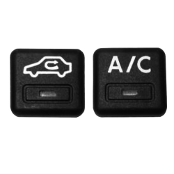 دکمه کلید کولر و تهویه خودرو بیلگین مدل AC-CH2 مناسب برای پژو مجموعه 2 عددی