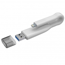 فلش مموری USB و Lightning امتک مدل iCOBRA ظرفیت 32 گیگابایت