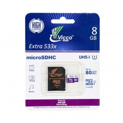 کارت حافظه MicroSD ویکومن مدل EXTRA 533X ظرفیت 8 گیگابایت