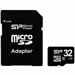 کارت حافظه Silicon Power کلاس 10 همراه با آداپتور تبدیل – ظرفیت 32GB