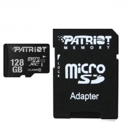 کارت حافظه micoSDHC پتریوت مدل LX Series کلاس 10 استاندارد UHS-I U10 سرعت 70MBps همراه با اداپتور SD ظرفیت 128 گیگابایت