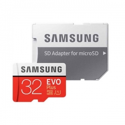 کارت حافظه microSDHC سامسونگ مدل Evo Plus کلاس 10 استاندارد UHS-I U1 سرعت 95MBps ظرفیت 32 گیگابایت به همراه آداپتور SD
