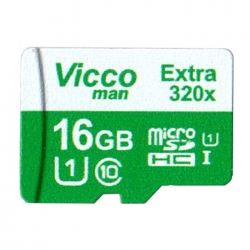 کارت حافظه microSDHC ویکومن مدل Extra 320X کلاس 10 استاندارد UHS-I U1 سرعت 48MBps ظرفیت 16 گیگابایت