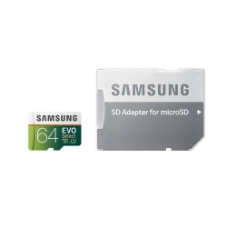 کارت حافظه microSDXC سامسونگ مدل Evo Select کلاس 10 استاندارد UHS-I U3 سرعت 100MBps ظرفیت 64 گیگابایت به همراه آداپتور SD