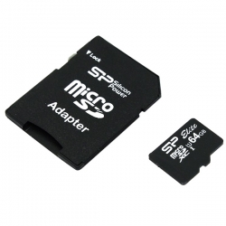 کارت حافظه microSDXC سیلیکون پاور مدل Elite کلاس 10 استاندارد UHS-I U1 سرعت50MBps همراه با آداپتور SD ظرفیت 64 گیگابایت