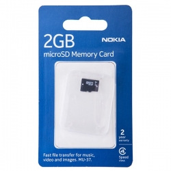 کارت حافظه microSD نوکیا مدل MU37 ظرفیت 2 گیگابایت