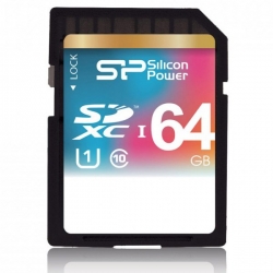 کارت حافظه سیلیکون پاور مدل Elite کلاس 10 استاندارد UHS-I U1 سرعت 50MBps – 64GB