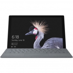 تبلت مایکروسافت مدل Surface Pro 2017 – A به همراه کیبورد سیگنیچر رنگ پلاتینیوم و کیف چرم صنوبر  – ظرفیت 128 گیگابایت