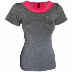 تی شرت ورزشی دخترانه ساکریکس  مدل GTSH555-PINK